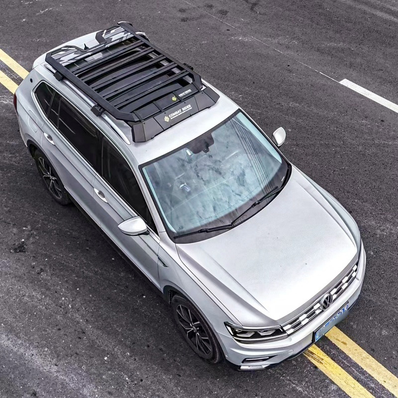 Tiguan L Roof Luggage Rack Ladder Side Account Off-road Refit Roof Expansion Platform Outdoor Storage Rack Travel Rack