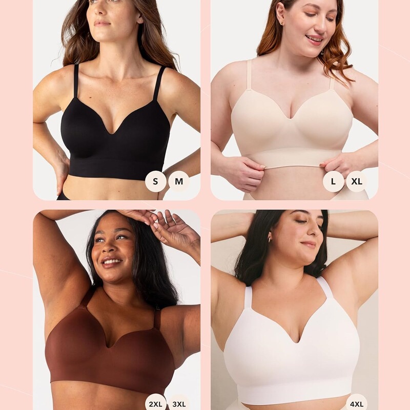 Shapermint Cross-Border Amazon Fixed Cup Supportive Seamless Underwear Comfortable Push-Up Shaping Plus Size Bra Shapermint Cross-Border Amazon Fixed Cup Supportive Seamless Underwear Comfortable Push-Up Shaping Plus Size Bra