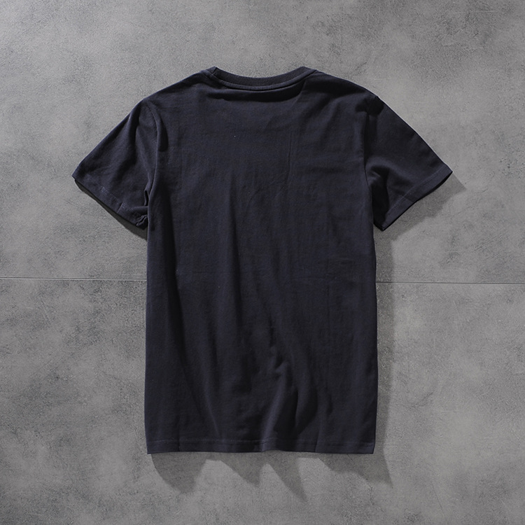 Modern banner American retro wash hair original print men's round collar short-sleeved T-shirt half-sleeve M618 28 Modern banner American retro wash hair original print men's round collar short-sleeved T-shirt half-sleeve M618 26