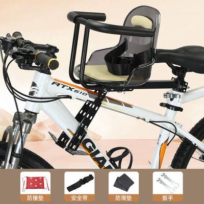 Factory Direct Bicycle Child Universal Front Seat Mountain Bike Folding Bike Baby Child Front Seat (Motorcycle cushion) - 37-mountain-bike-bicycle-seats