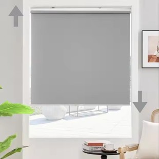 Customized Semi-Automatic Roller Blinds for Bedrooms Spring Roller Shutter Sun Protection and Heat Insulation Blackout Roller Blinds