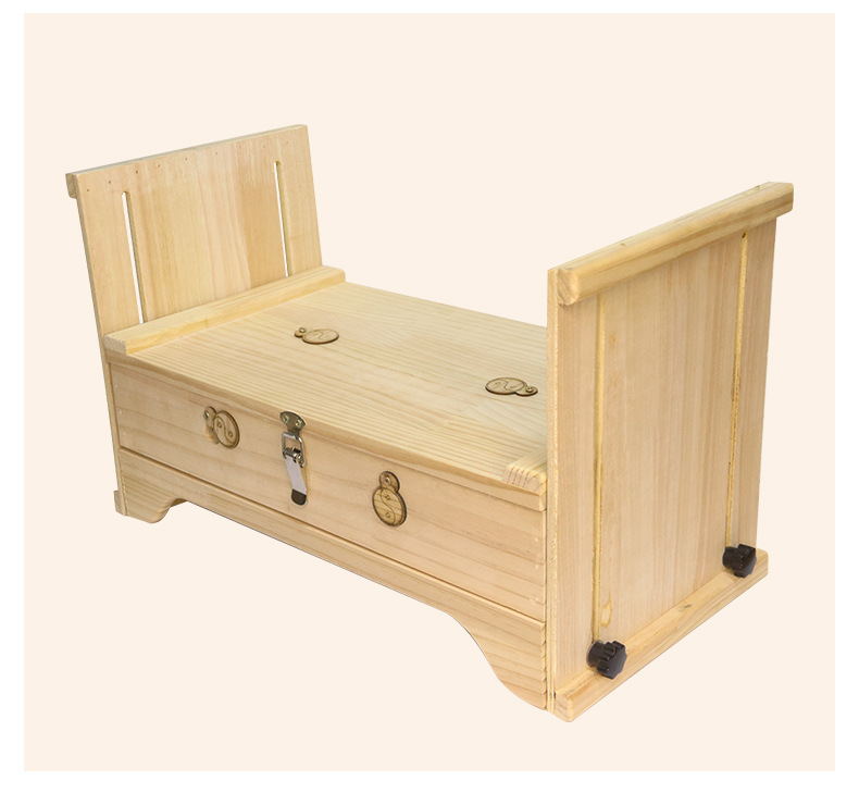 Solid Wood Moxibustion Box Adjustable Height Large Abdominal Warming Device Full Body Spa Tool specifications