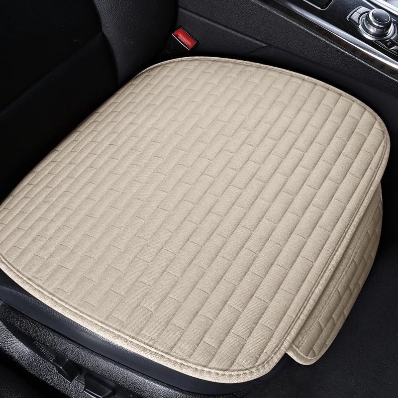 Seat cushion, seat cover | Universal Non-slip Breathable Seat - beige-square-cushion