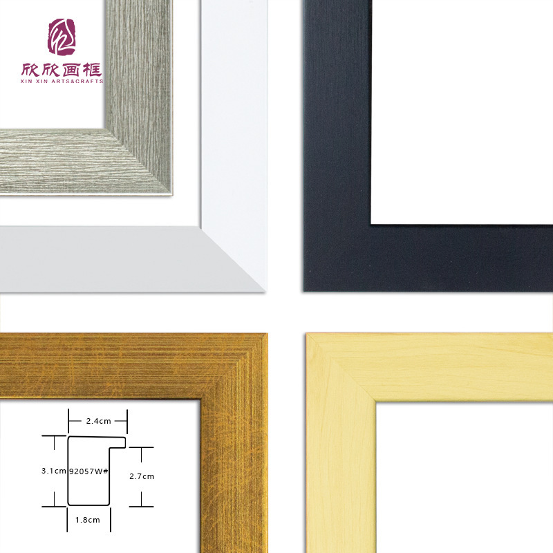 Custom Wedding Photo Frames for New Homes, Bedroom Mirror Frame Decoration, Background Decorative Picture Frames, Team Group Photo Display Frames