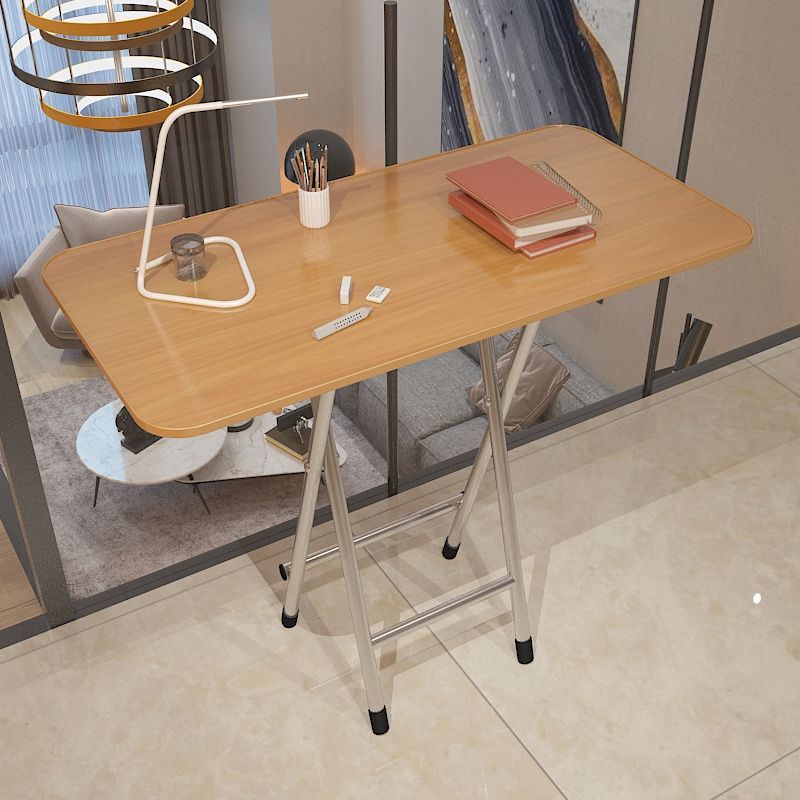 Mesa plegable simple portátil rectangular contra la pared pequeña mesa dormitorio de alquiler mesa de comedor pequeña mesa cuadrada al aire libre