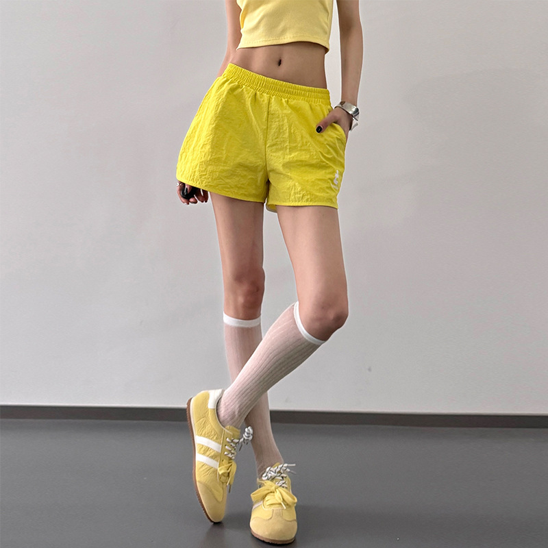 Summer American Spice Girls West Coast Sports Shorts Dopamine Loose Casual Slimming Hot Pants Quick-drying