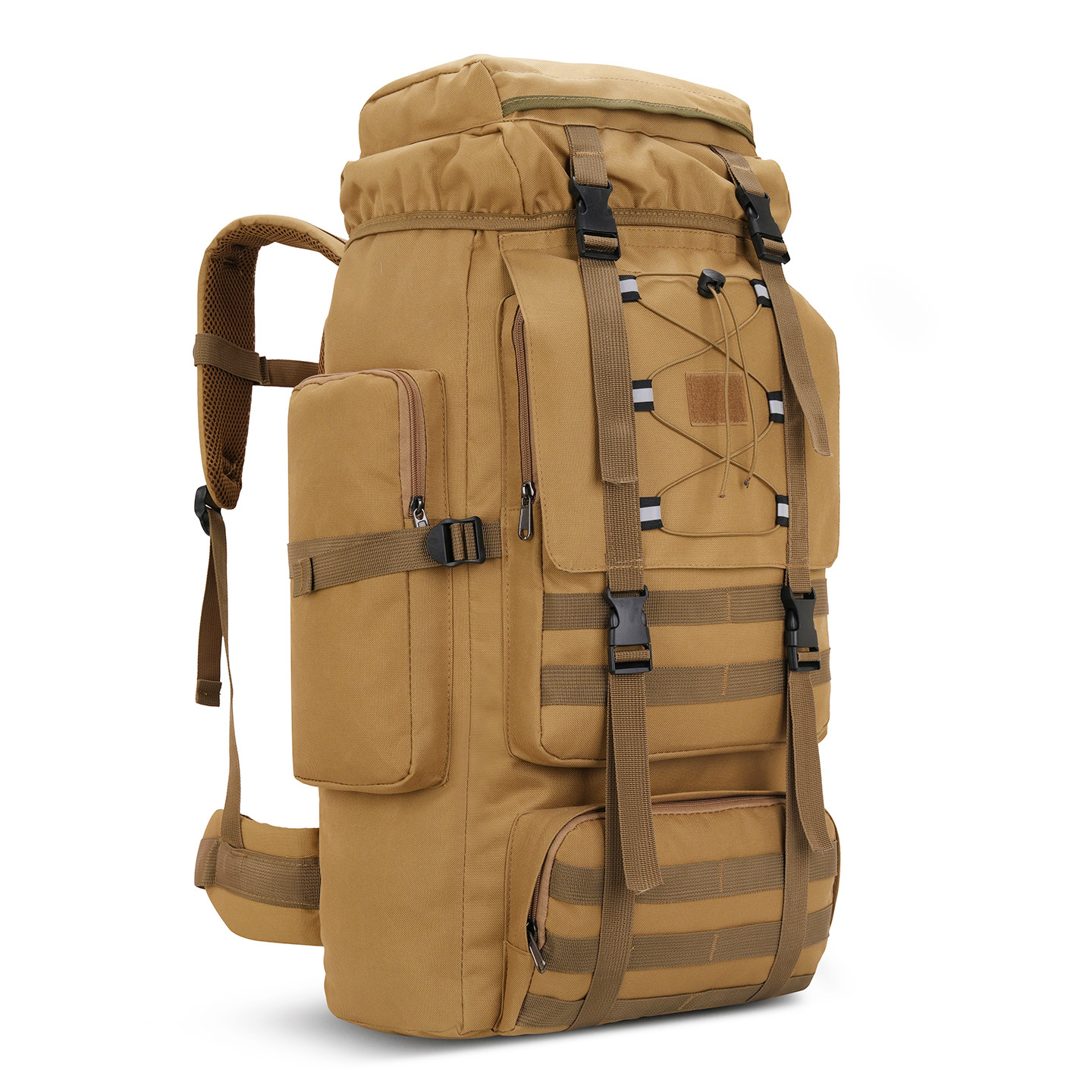 Al aire libre 60 litros de gran capacidad para salir mochila de viaje camuflado para hombres y mujeres acampando caminata mochila de estudiantes fábrica transfronteriza