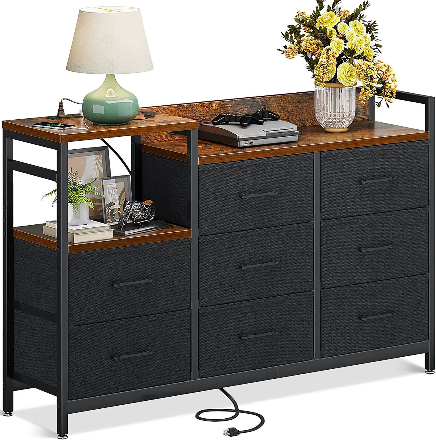 Экспортная многофункциональная стойка для хранения ткани Amazon с американской розеткой SUB, шкаф-фабрика