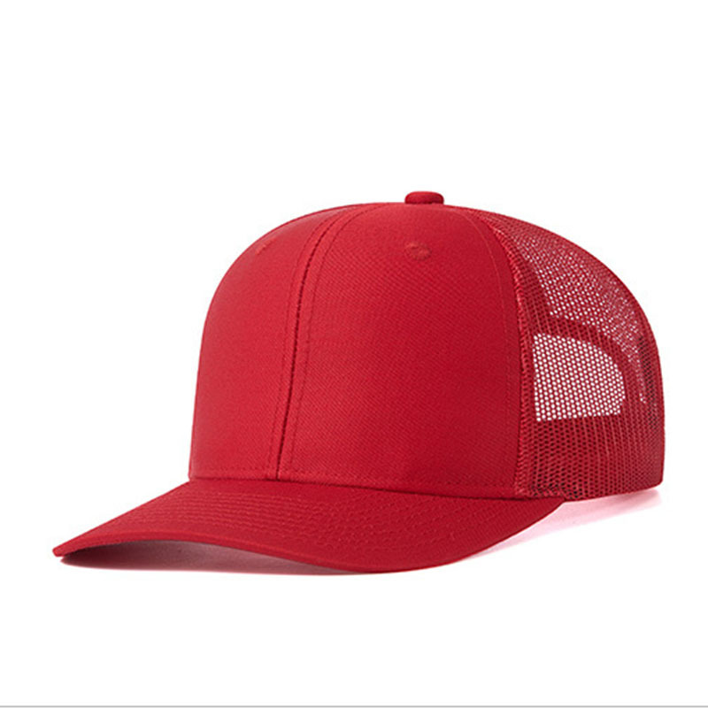 Spring Mesh Slightly Curved Breathable Sunshade Hat Adults, Solid Color Versatile Baseball Cap, Trendy For Men And_voghion.com