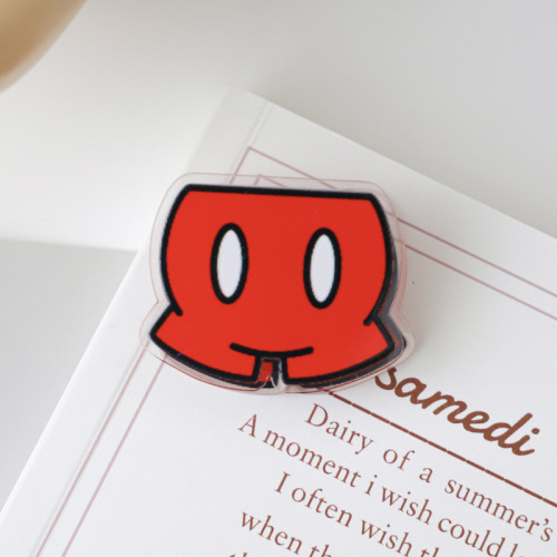 2 Yuan Store Small Gift Wholesale Snack Note Clip Sealing Clip High-End PP Clip Instagram Girl Student Cute Cartoon