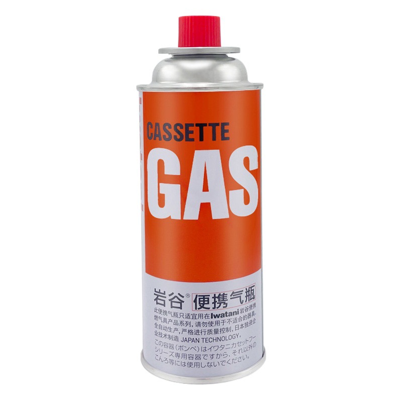 Iwatani Cassette Stove Gas Tank Outdoor Gas Stove Portable Liquefied Gas Body Universal Explosion-Proof Butane Gas Bottle 250g