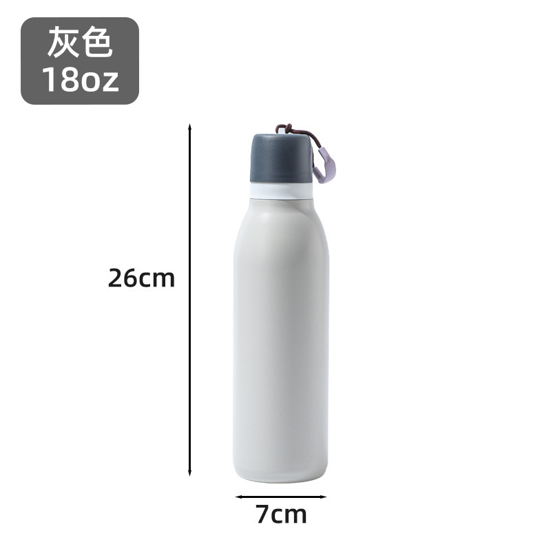 新しいオワラ魔法瓶カップ、高品質のステンレス製ダブルドリンクカップ、マカロンカラーハンドルカップ、アウトドアスポーツウォーターボトル|undefined