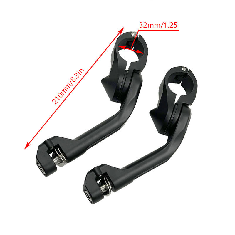 Harley Suitable for Gliding Double Lights Highway Fat Boy Flagship Road King Street Refitting Bars Rest Pedal Cruise Pedal