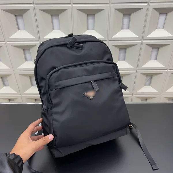 Business Backpack Men's Nylon Re-Nylon Nylon Cloth Backpack Computer Bag Simple and Fashionable