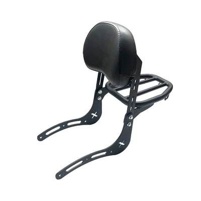 modification accessories, Motorcycle bumper - black-carbon-steel-rear-shelf-rear-backrest