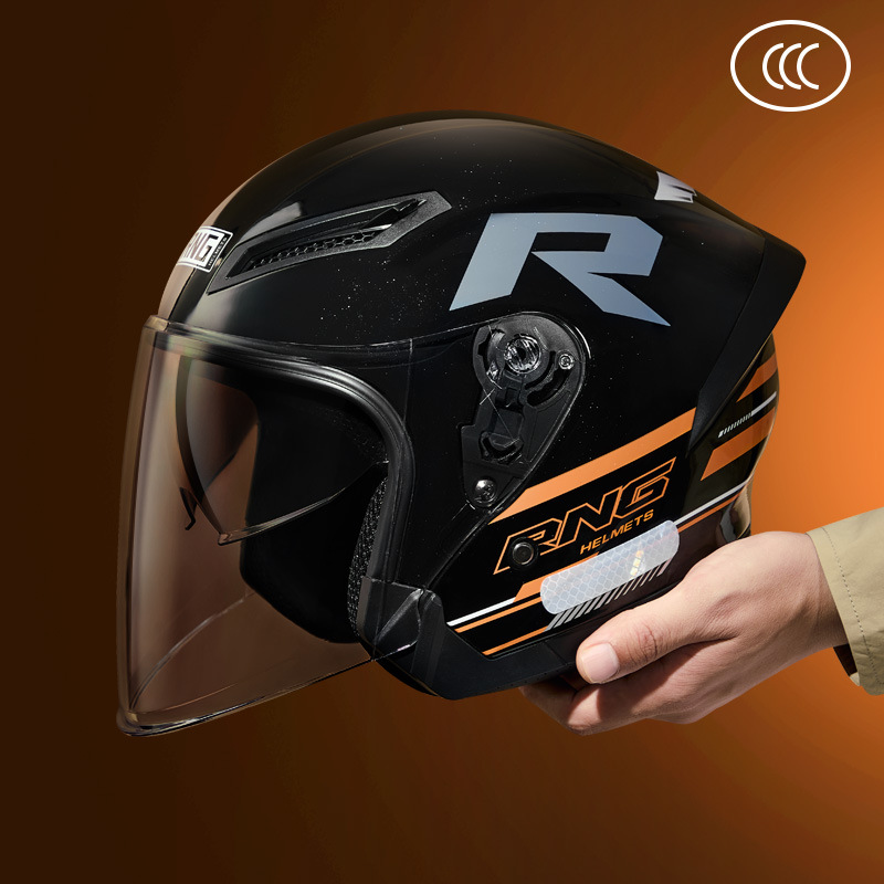 Cascos de motocicleta con certificación 3C / DOT Cascos de locomotora eléctrica 3 / 4Cascos de motocicleta / casco