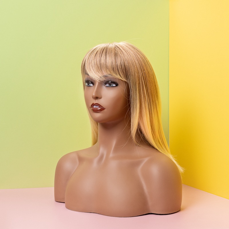 PVC beauty model head European and Ameri...