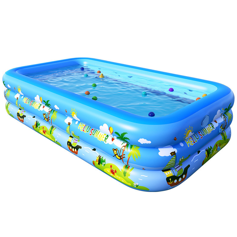 (Cross-border trading), inflatable swimming pool for swimming PVC play in water, increased thickness 5