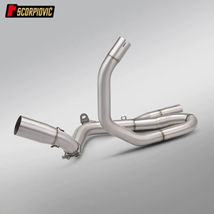 SV650X üçün motosiklet modifikasiyası: SV650, 2016-2026 üçün paslanmayan polad ayrılmış ön çıxış borusu