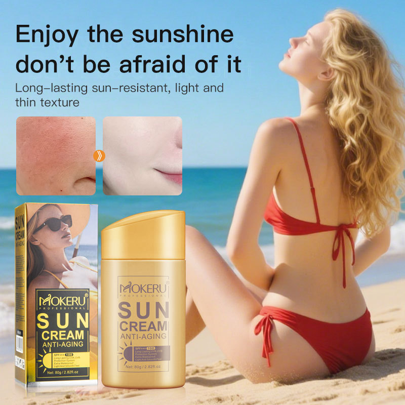 Maginot Full English Sunscreen Gold Bone Collagen Sunscreen Box Isolation Anti-UV Transfronterizo Temu