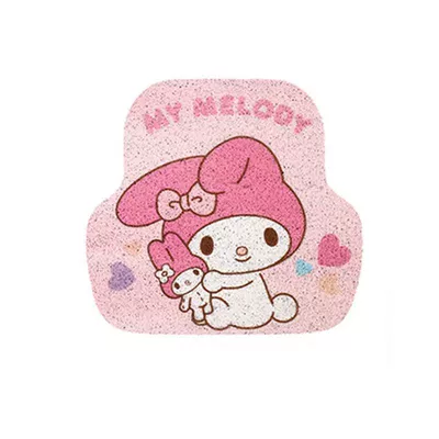 Mats Cute Bunny Wire Ring Anti-Dirty | Avtomobil döşəmə paspasları - cute-8-back-row-5050cm-standard