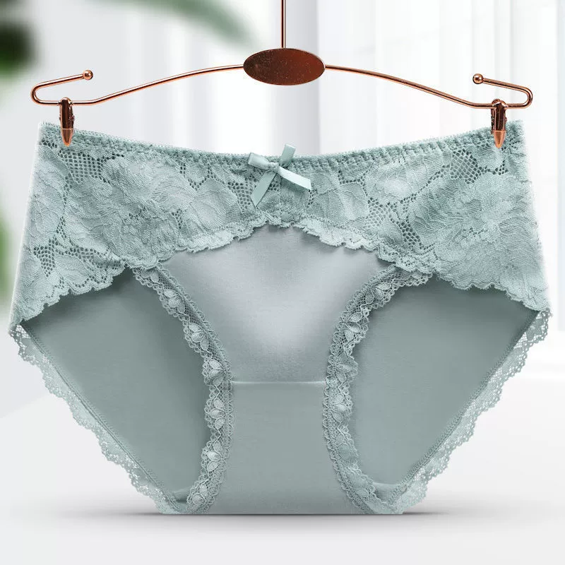 Трусики школьницы средней талии сексуальная кружева без следов