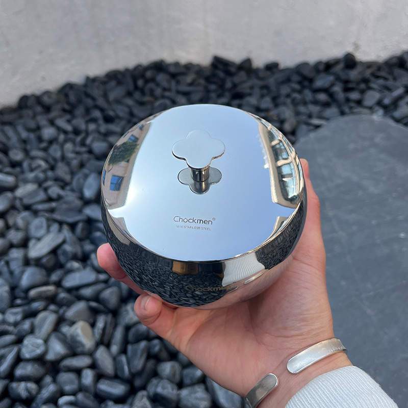 Chockmen Zhuo Deming 18 / 10 Taza de acero inoxidable Taza de frutas Taza de azúcar Taza de sal Taza de condimento Taza de dulces