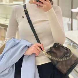 驴家包包水桶包斜挎包2025新款女士包包金属链条大容量时尚流行