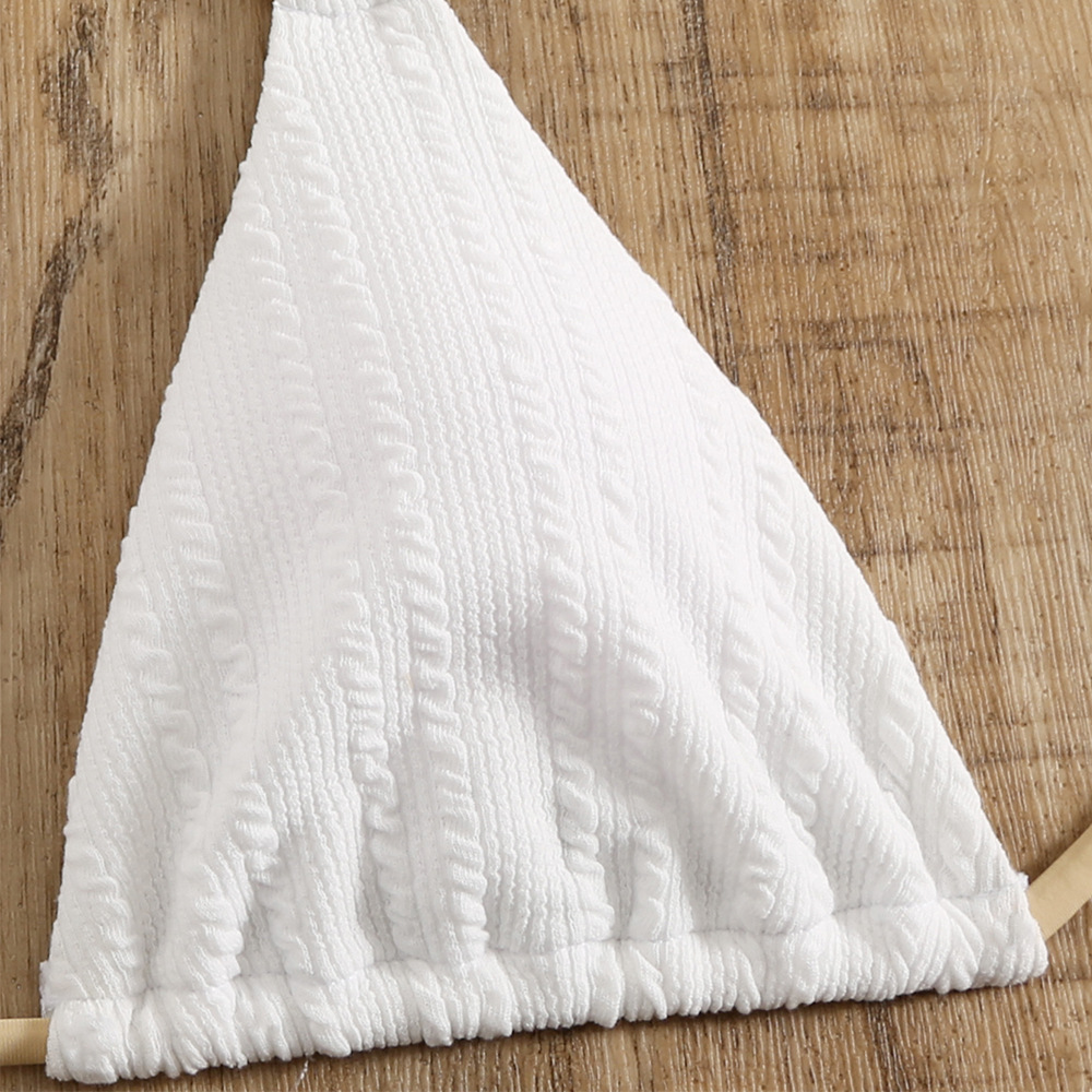 GraceChic GraceChic Hot Selling European And American New Style Swimsuit For Women Sexy Two-Piece Bikini High-End Halter Neck Tie Beach_voghion.com