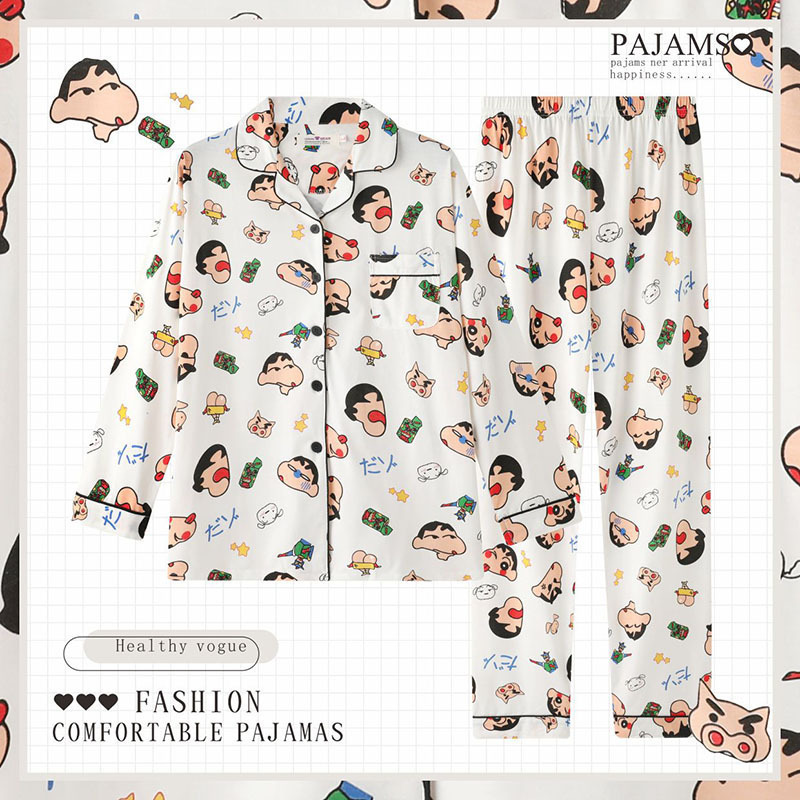 Conjunto de Pijamas para Mujer de Poliéster, Cómodo, para Casa