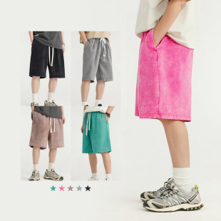 290g heavy cotton American shorts men's summer loose casual sports pants new tide brand high sense pants