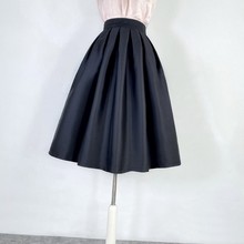 小个子梨形身材纯色高腰半身裙新款设计感小众蓬蓬裙