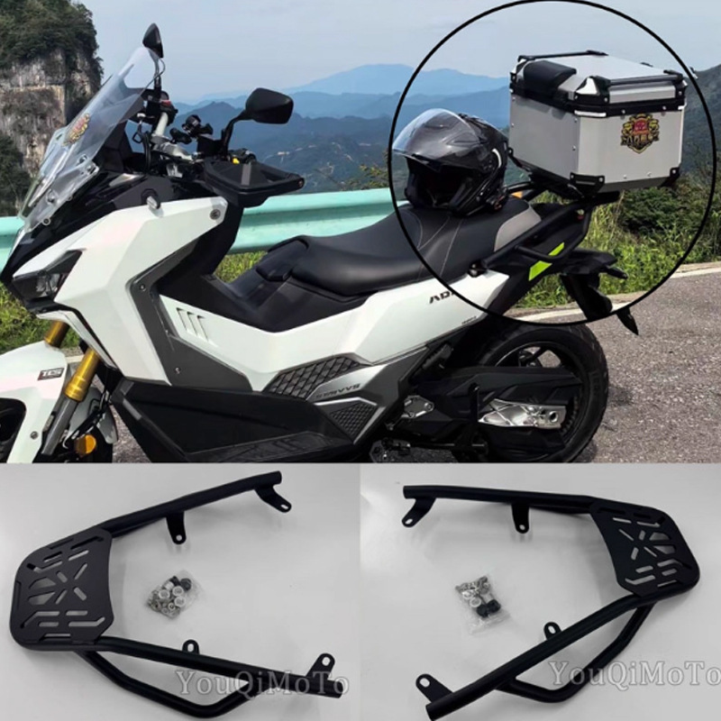 Suitable for Sanyang Saber-Toothed Tiger Adxtg400 Modified Rear Shelf Tail Box Rack Luggage Rack Trunk Bracket Tail Wing