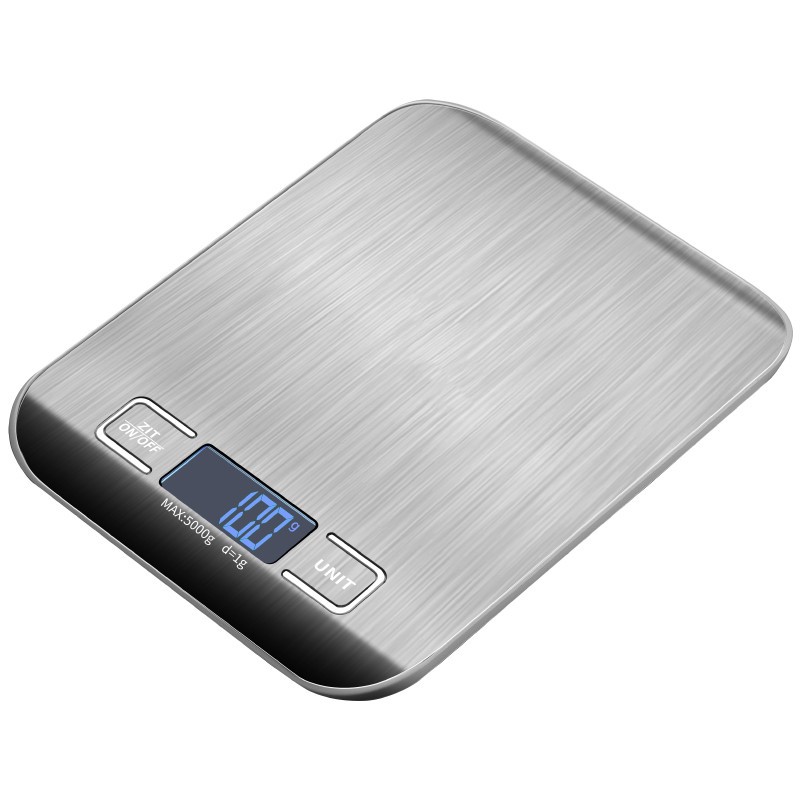High-precision kitchen scale 10kg baking electronic wholesale stainless steel home charging medicine coffee baking scale