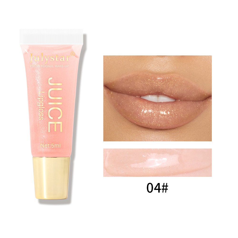 Cross-border hydrating lip gloss with a lustrous texture, non-stick cup, brightening tube, lip gloss and lip gloss wholesale for export undefined