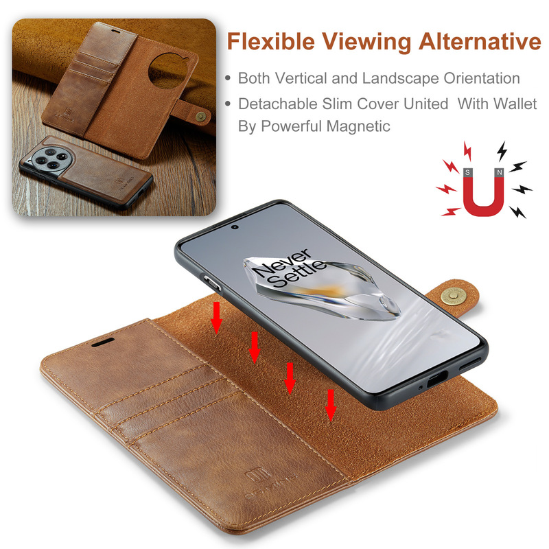 For one plus one 12 retro cowhide pattern protective case 1 11 two-in-one split leather case 1 10 Pro phone case For one plus one 12 retro cowhide pattern protective case 1 11 two-in-one split leather case 1 10 Pro phone case