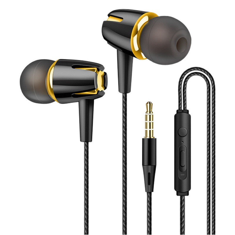 Auriculares con cable Android transfronterizos con micrófono inteligente llamada sintonización escuchar música en la oreja auriculares para teléfonos móviles fábrica al por mayor