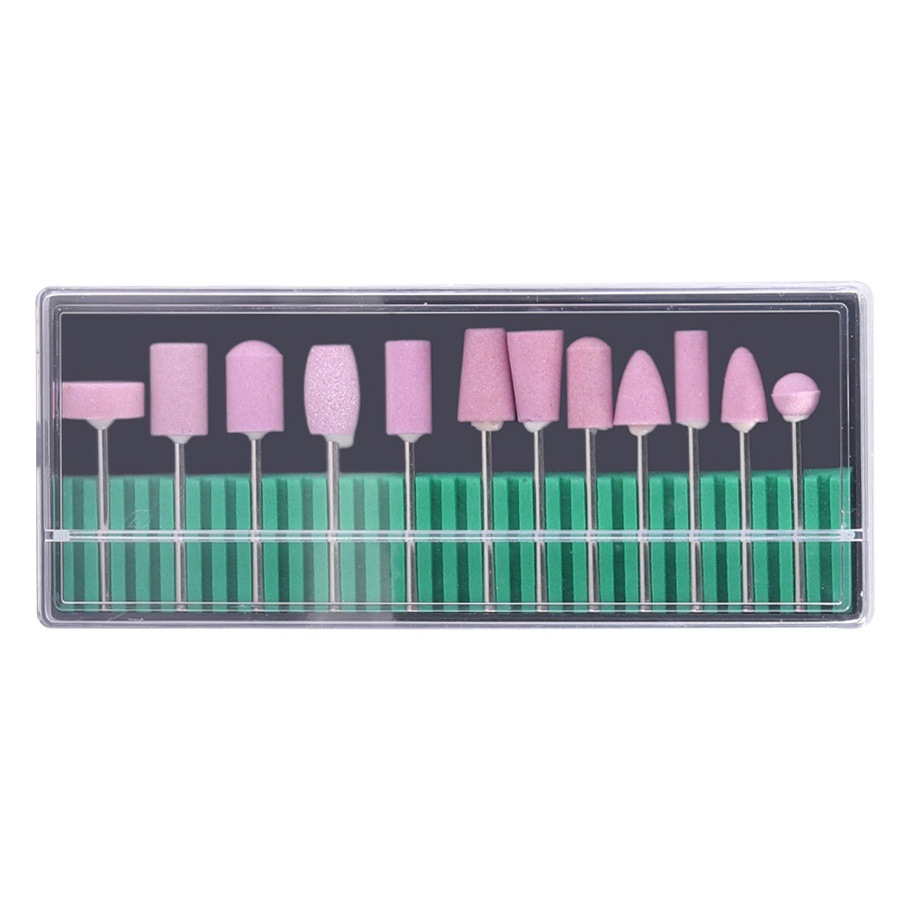 Accesorios de la máquina de pulir herramientas de uñas pulido eliminación de uñas piel muerta cabeza de pulido de uñas cabeza de molienda de piedra de lana de cerámica