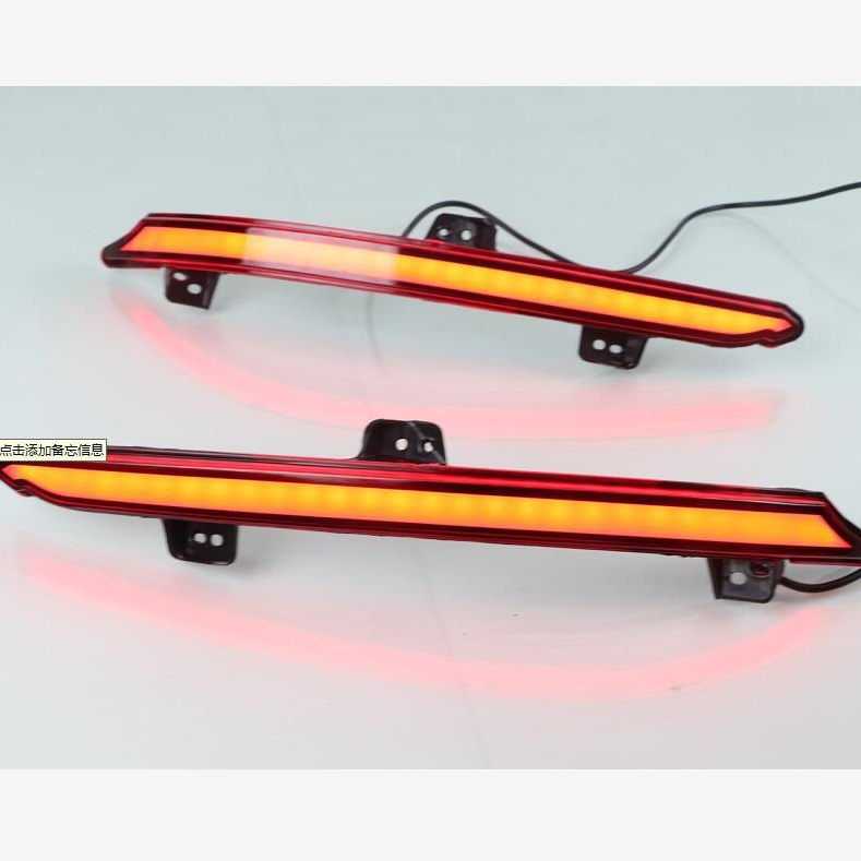 Aplicable a 10 generación Accord luz de parachoques trasero 10 generación Accord luz antiniebla trasera luz de advertencia streamer 3 función luz de freno