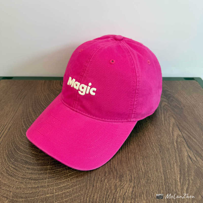 高品质软顶棒球帽韩版Magic刺绣棒球帽学生情侣宽檐显脸小鸭舌帽|undefined