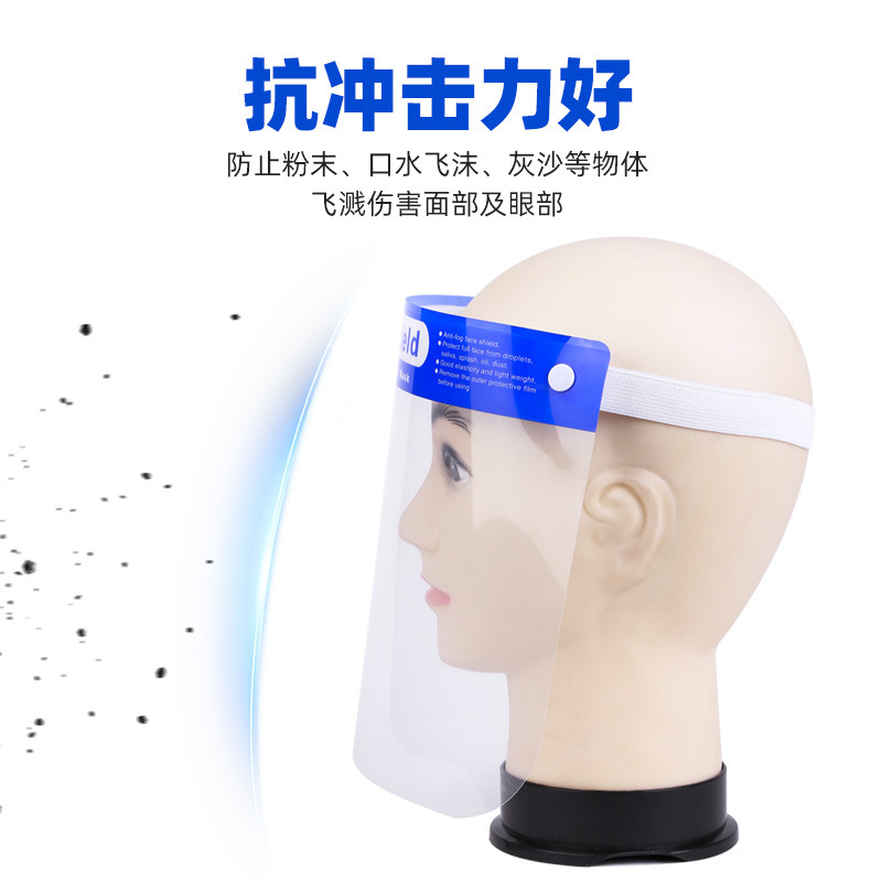HD máscara protectora facial máscara protectora esponja universal anti-salpicaduras anti-niebla no médico anti-epidemia pantalla facial image 6
