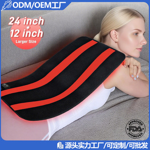 Cross-Border Red Light Physiotherapy Belt 150Led Large Size Can Cover the Waist and Back Dual-Band Infrared Waist Physiotherapy Pad