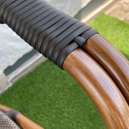 Outdoor table and chair set courtyard outdoor wicker chair set villa sunshade waterproof outdoor garden dining chairs leisure furniture