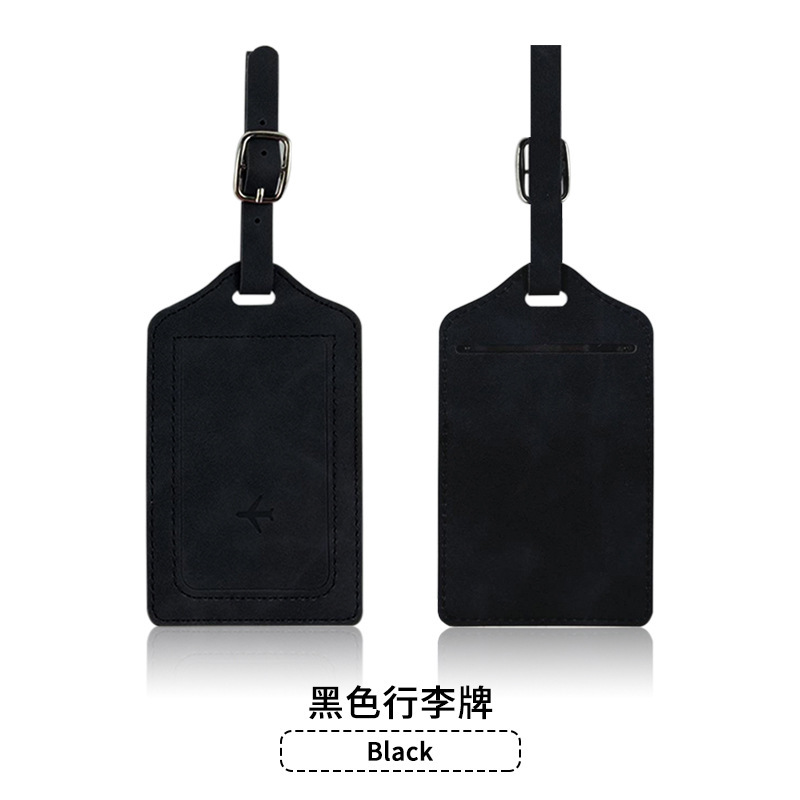 Bolsa de pasaporte antimagnética de piel de pu juego de etiqueta de equipaje cepillo antirrobo de cuero clip de pasaporte rfid bolsa de identificación en stock cubierta de pasaporte
