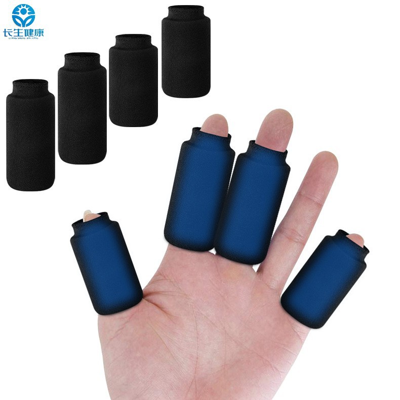 Nueva cubierta de dedo compresa de hielo hogar diario frío compresa enfriamiento caliente y frío cubierta de dedo de hidrogel sólido de doble propósito en stock al por mayor