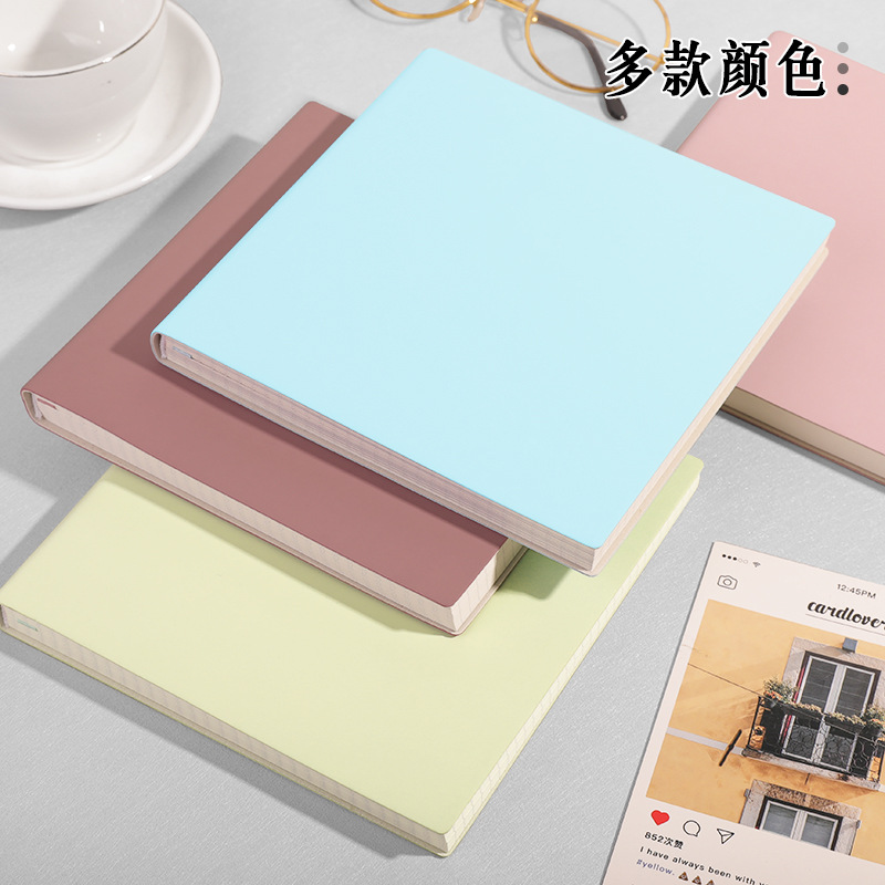 비즈니스 노트북 맞춤형 A5 두꺼운 학생용 노트북 고가 책 간단한 빈 로고 노트북