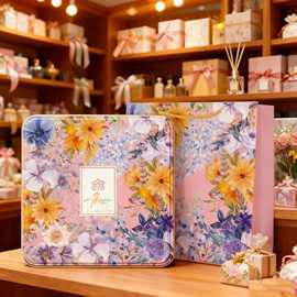 方形喜糖盒马口铁糖果盒结婚礼宝贝诞生礼品盒子批发饼干盒