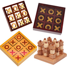 XO棋 儿童三子棋启蒙桌面游戏连连看棋幼儿园亲子玩具益智 井字棋