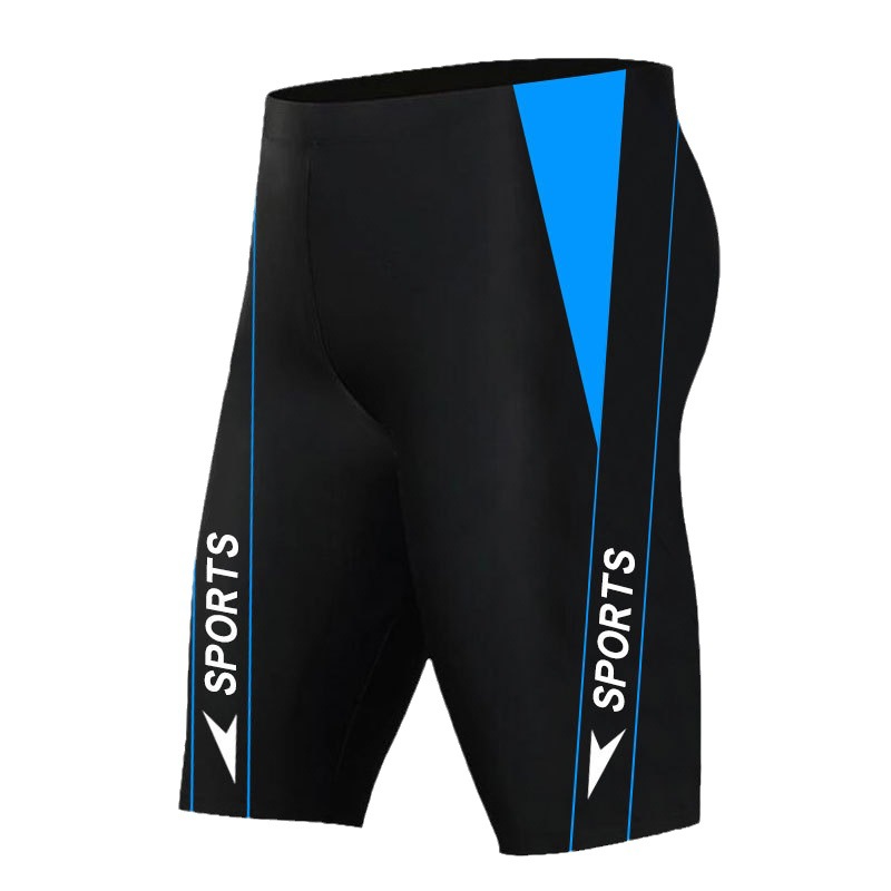 Herun bañadores de los hombres de cinco puntos más tamaño boxeador playa bañador profesional de secado rápido traje de baño de carreras de deportes traje de baño de aguas termales