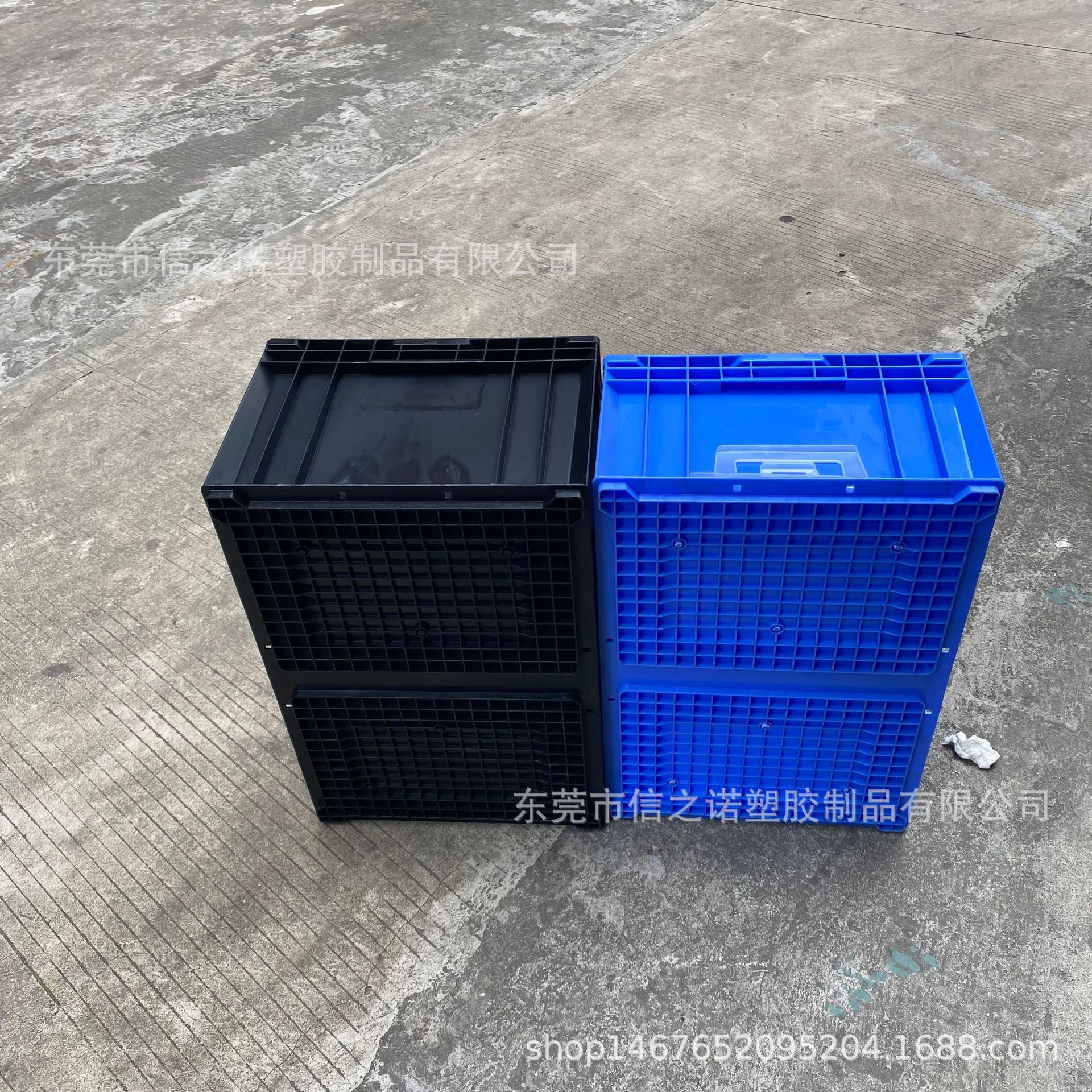 静电塑料物流ESD箱带盖储物箱HP-5B箱汽车专用工具收纳欧标汽配框